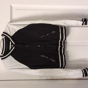 Justice brand Varsity style light weight jacket